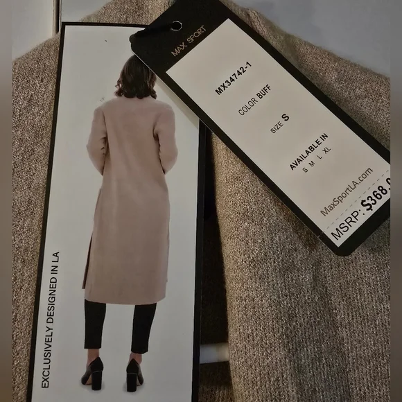 MAX SPORT LA - Long Cardigan - Picture 3 of 4